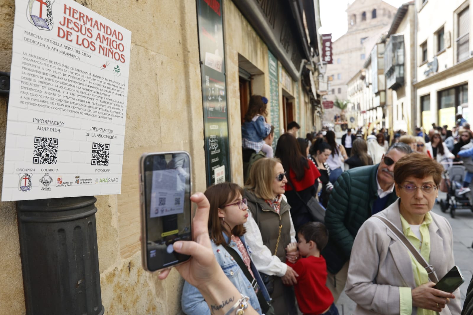 Las mejores imágenes de la procesión de La Borriquilla en Salamanca