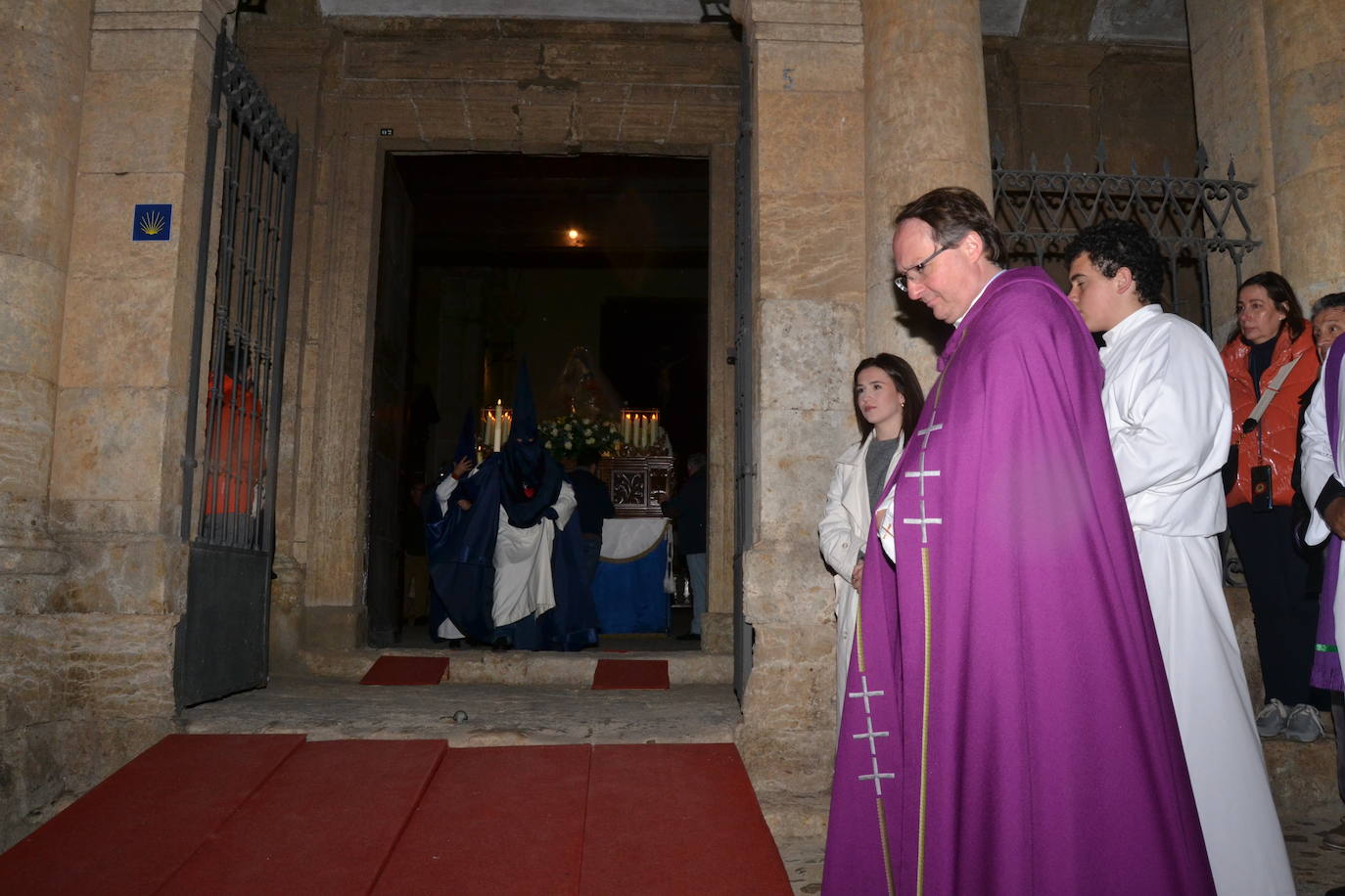 El mal tiempo acorta la procesión de Nuestra Señora de las Angustias en Ciudad Rodrigo