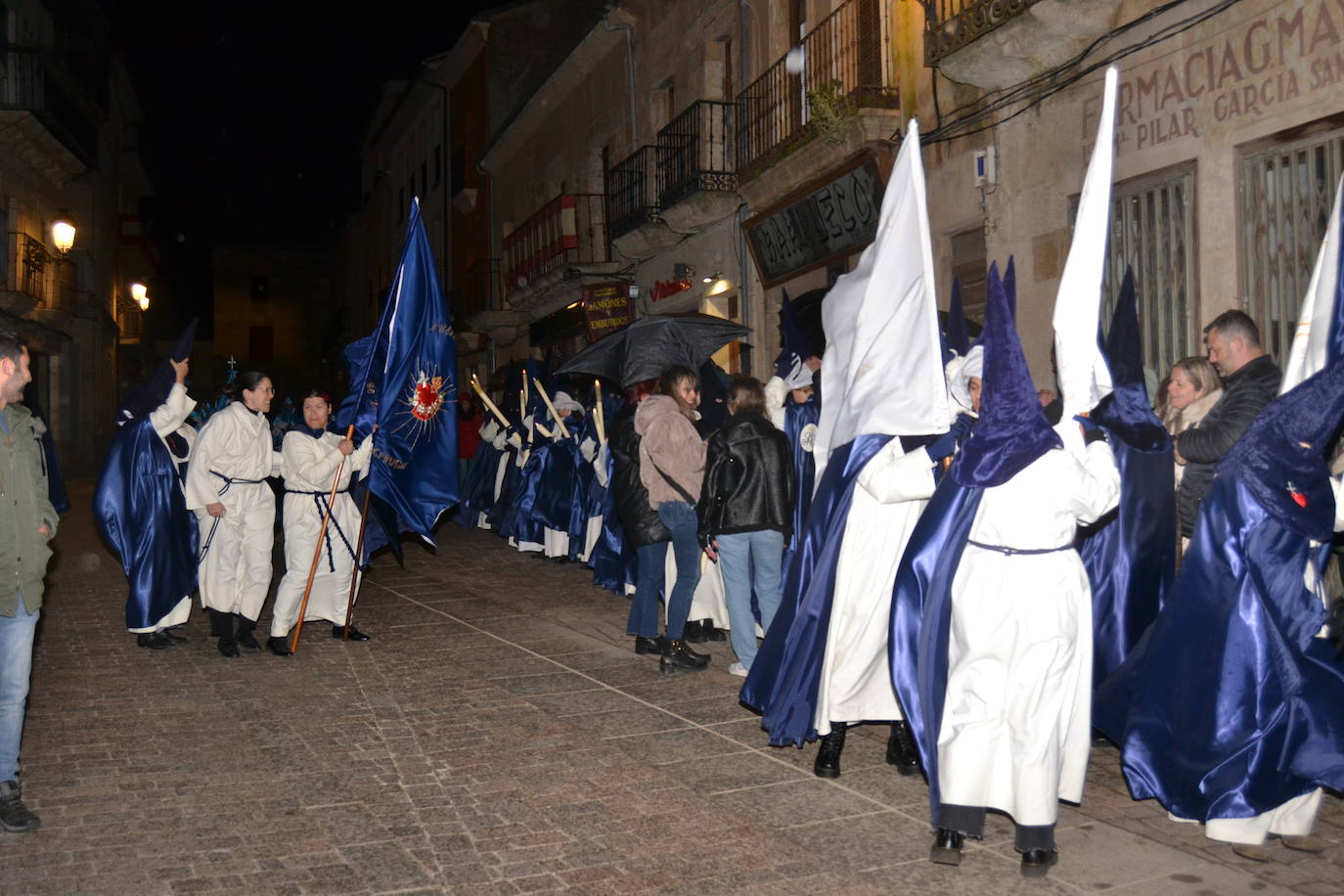El mal tiempo acorta la procesión de Nuestra Señora de las Angustias en Ciudad Rodrigo