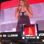 Shakira reaparece con un espectacular concierto en el Times Square