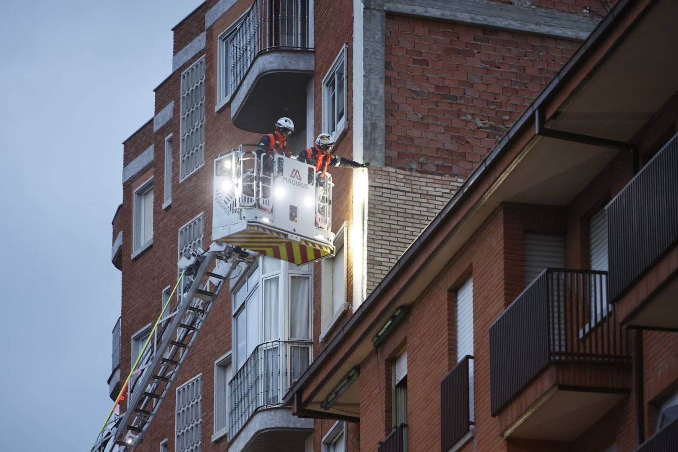 Así ha sido el desalojo del edificio de Príncipe de Vergara