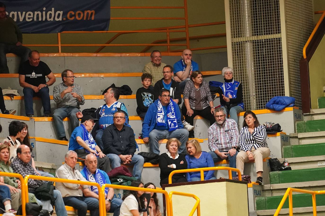 Búscate en la grada del Würzburg en el partido entre el Perfumerías Avenida y el Ensino de Lugo