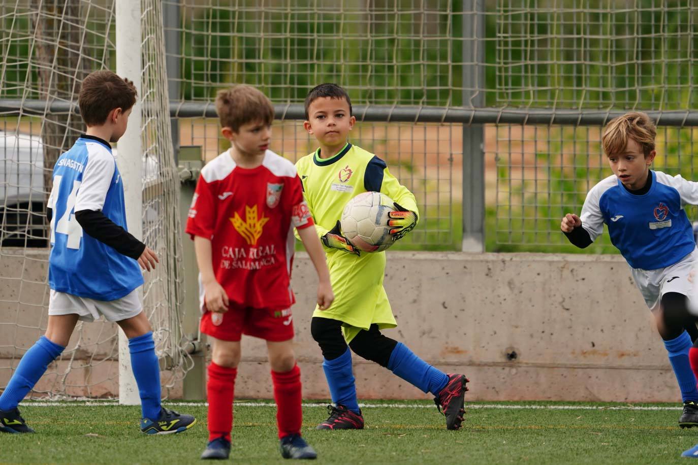 Las mejores imágenes de la jornada 21 del fútbol base en Salamanca