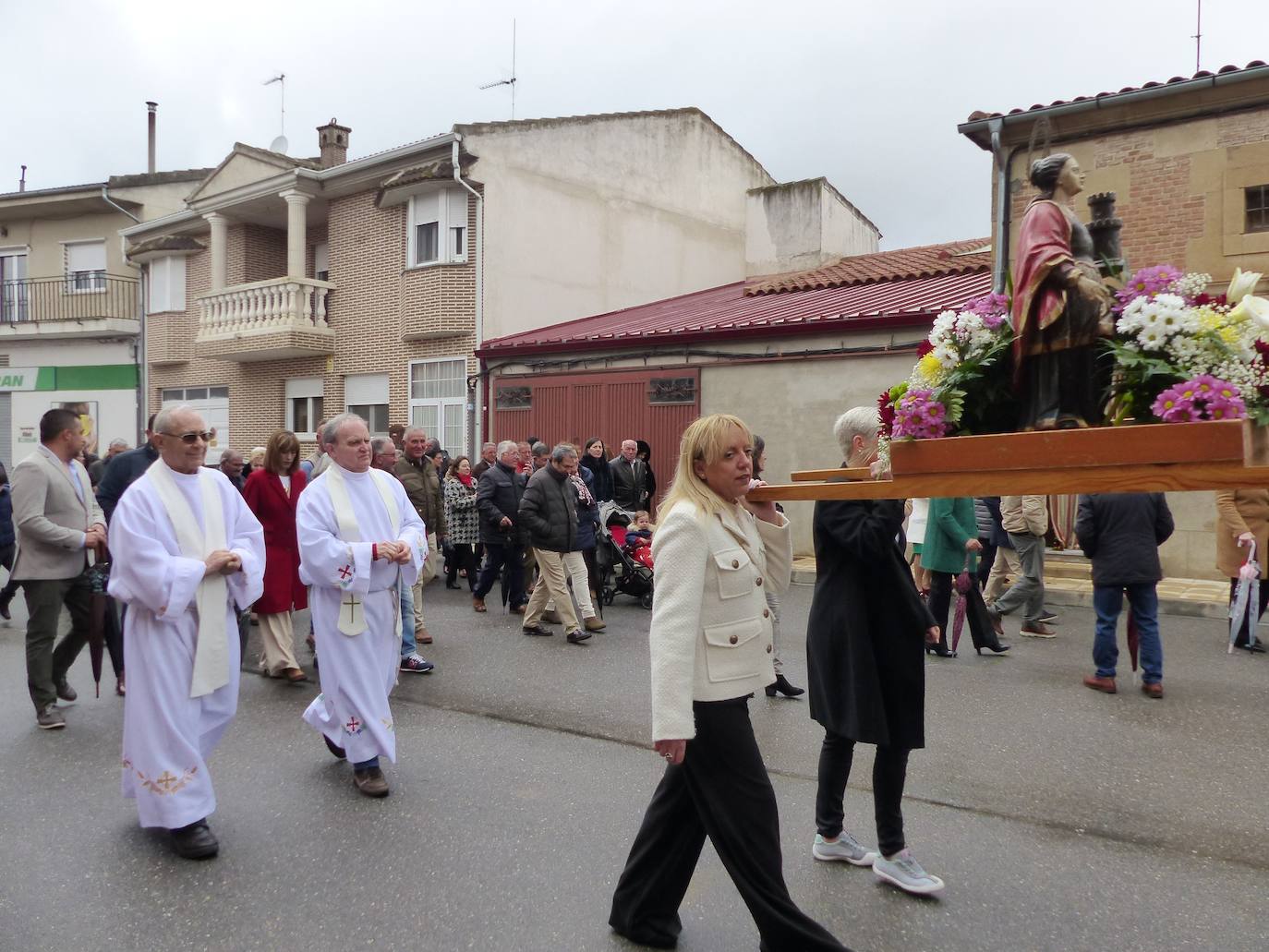 Jotas en honor a Santa Bárbara en Villoria