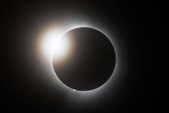Una imagen del último eclipse.