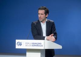 El portavoz del Partido Popular, Borja Sémper