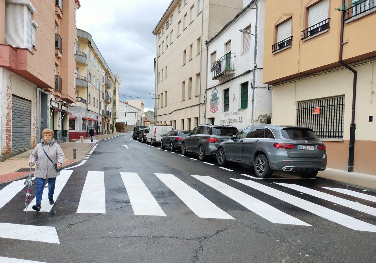 Calle Alfonso XIII de Guijuelo.