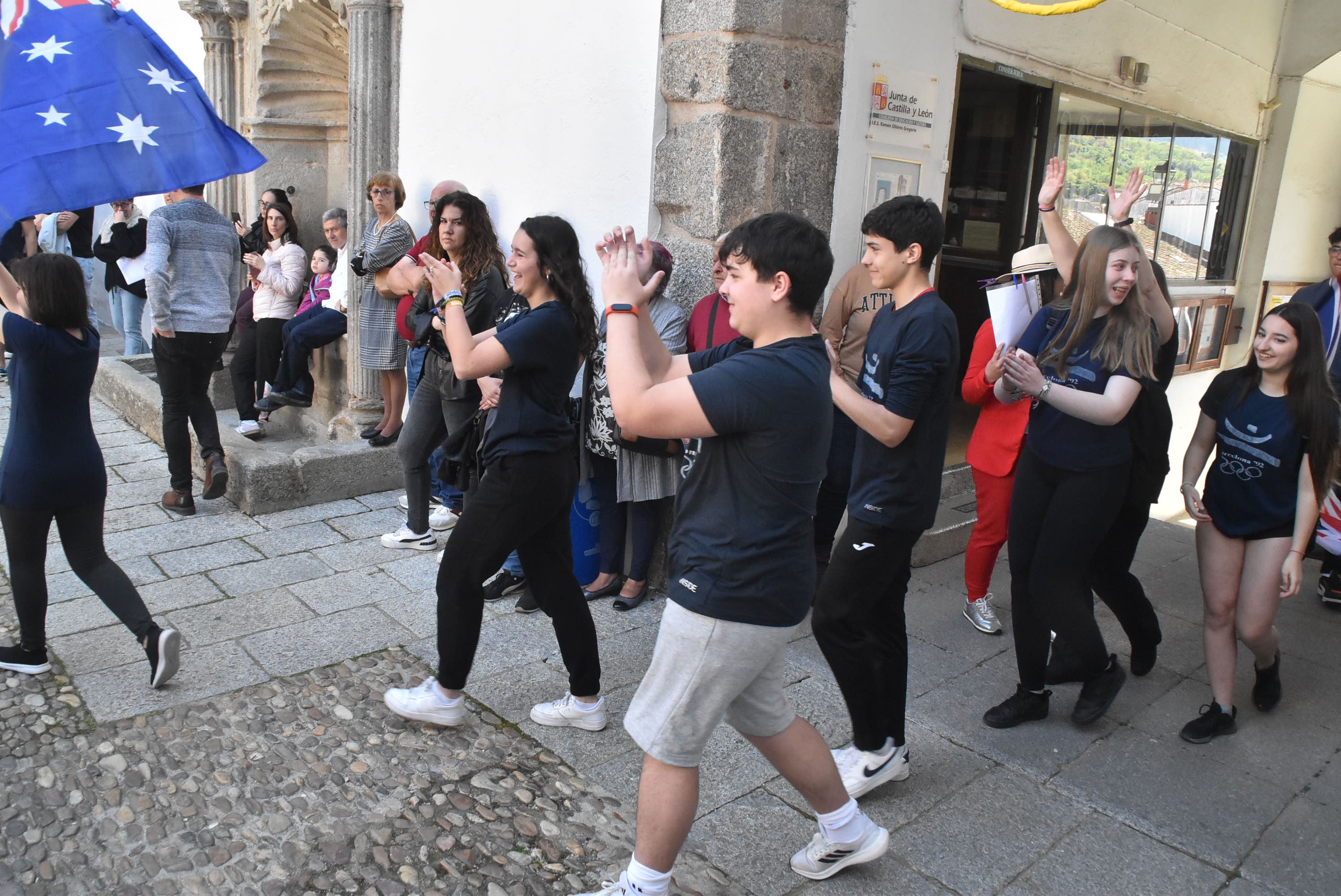 Recreación de las Olimpiadas en el instituto Ramón Olleros de Béjar