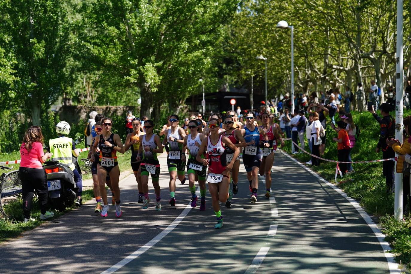 Nicolás Regidor y Marina Muñoz vencen en el Duatlón Sprint Grupo Andrés