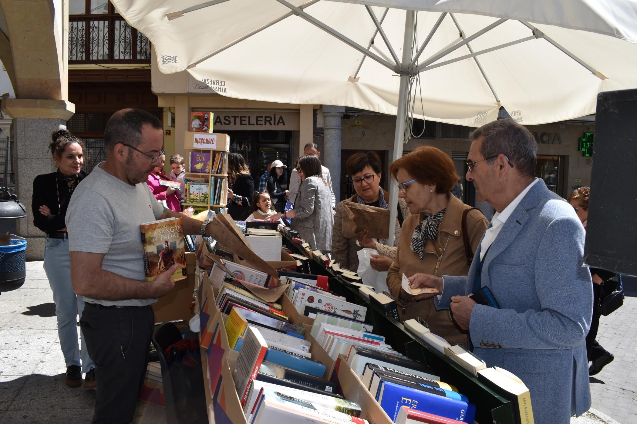 Alba de Tormes disfruta de su Feria del Libro con tintes solidarios