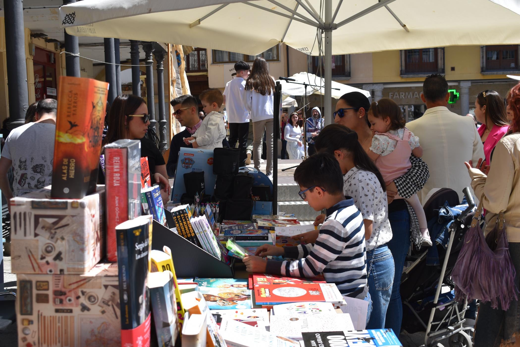 Alba de Tormes disfruta de su Feria del Libro con tintes solidarios