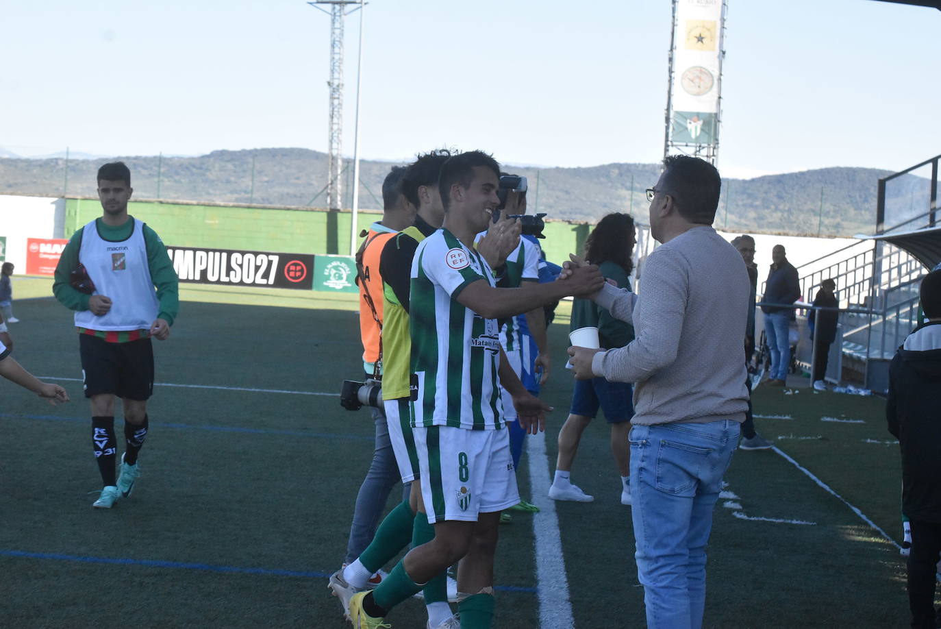 Explosión de alegría del Guijuelo tras clasificarse para el playoff