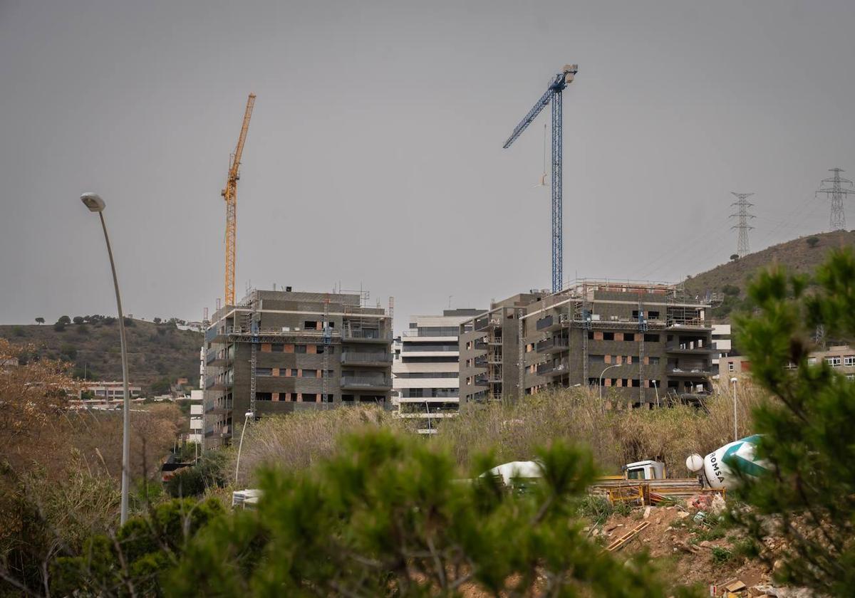 Viviendas en construcción.