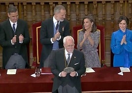 Luis Mateo Díez, tras recibir el Cervantes: «Vivo entregado a mis personajes, ellos me salvan a mí»