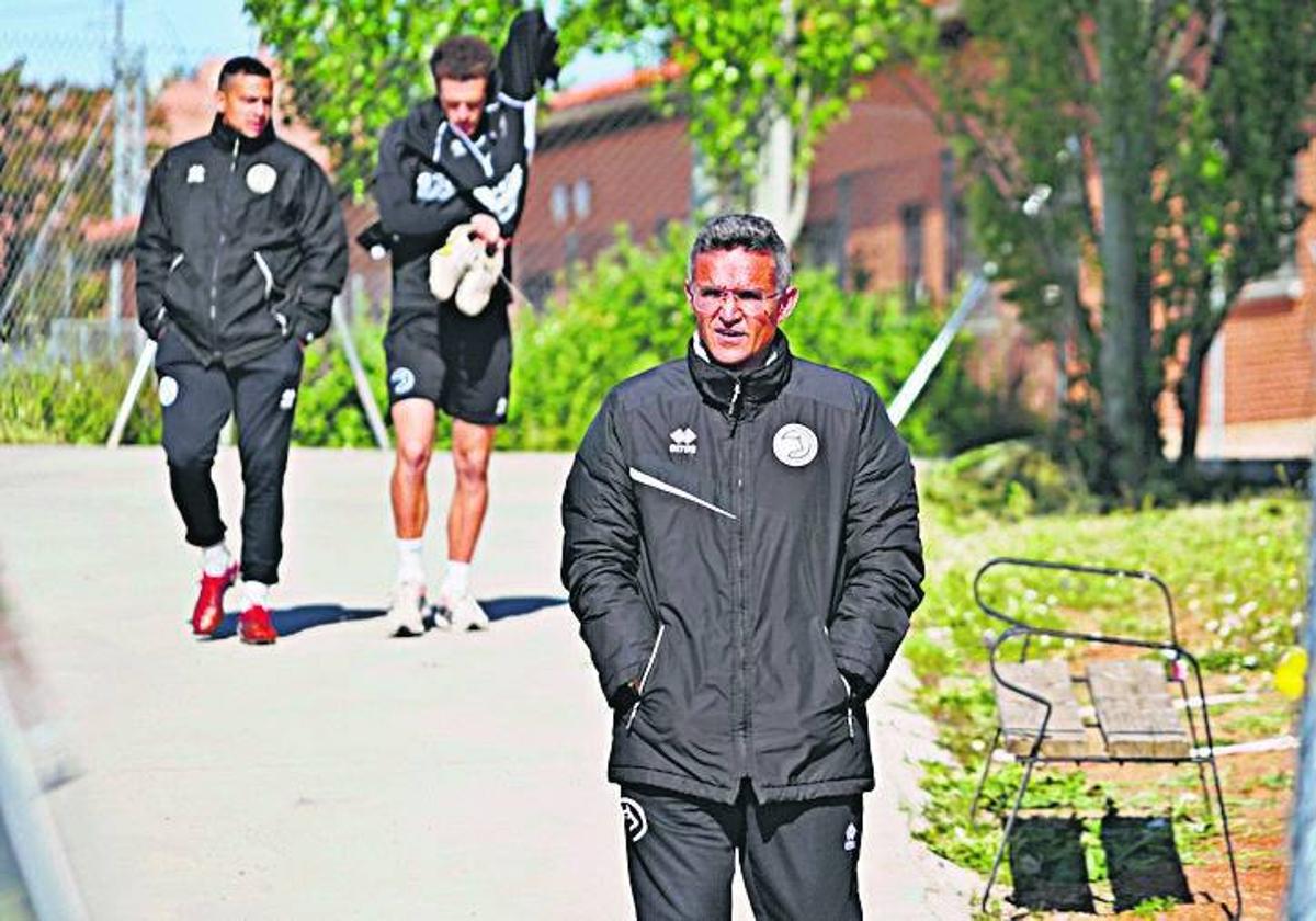 Ponz, en el último entrenamiento.