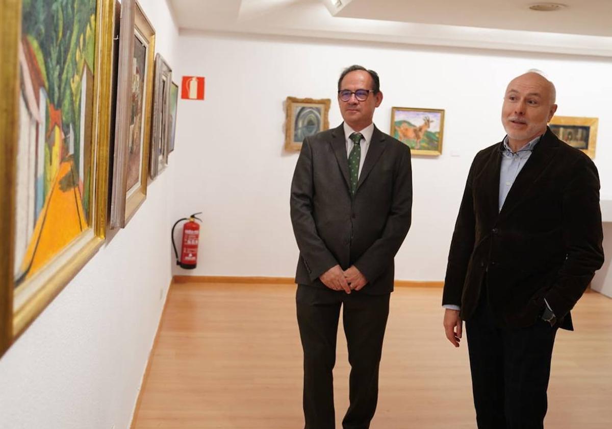 Una imagen de la exposición de la Sala de Exposiciones del Palacio de Garcigrande.