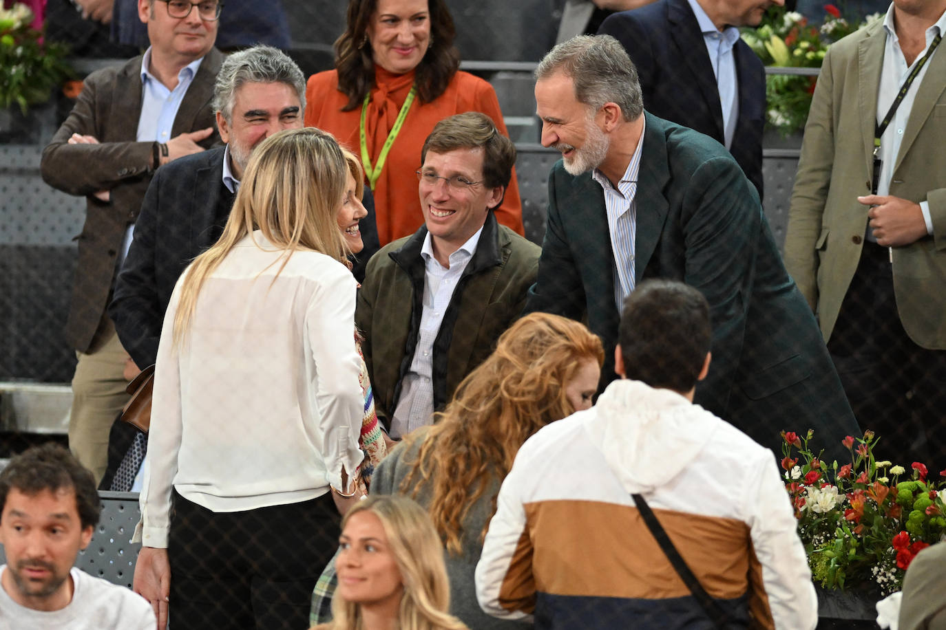 Nadal llena la Caja Mágica de VIPS: Felipe VI, Vinicius, Zidane, Pablo Motos...