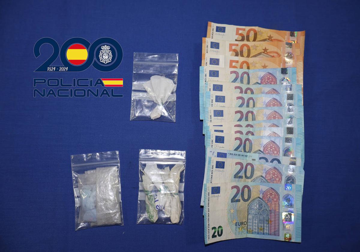 Material incautado por la Policía