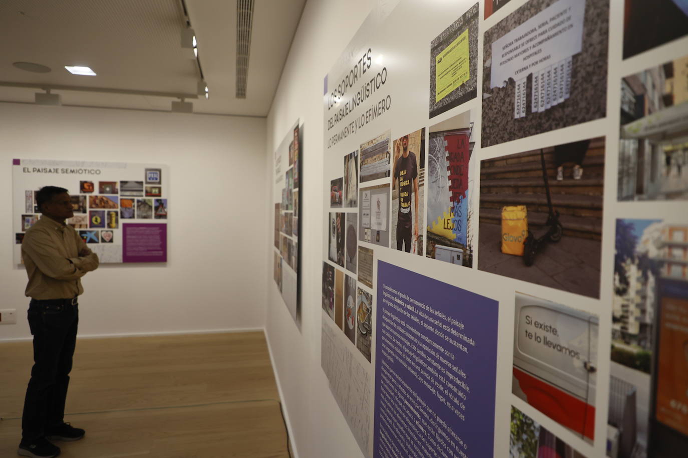 La Universidad inaugura la exposición &#039;el paisaje lingüístico, un paseo en el discurso público&#039;