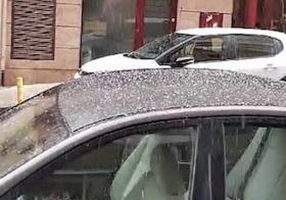 Granizo en Salamanca