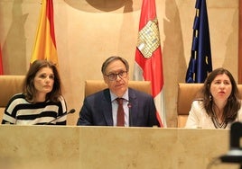 El alcalde de Salamanca, Carlos García Carbayo, durante el pleno municipal de este viernes.