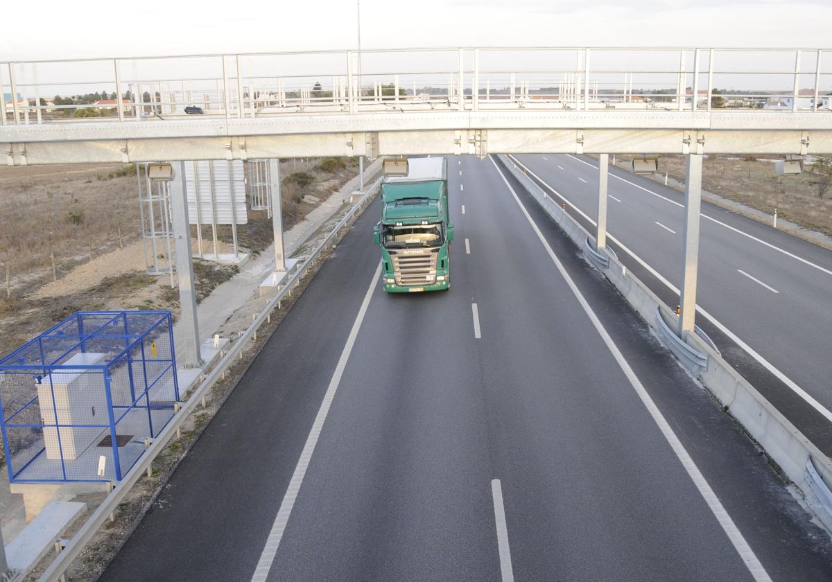 Autopista que conecta Salamanca con Aveiro a su paso por Portugal.