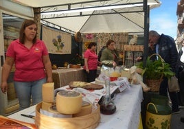 Uno de los stand de este año en la feria de Hinojosa