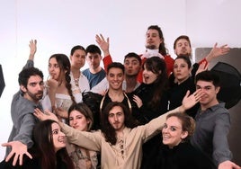 El grupo de teatro La Máscara.