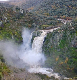 Imagen del Pozo de los Humos, ubicado en Masueco.