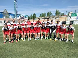 La plantilla del Club Deportivo Guijuelo.