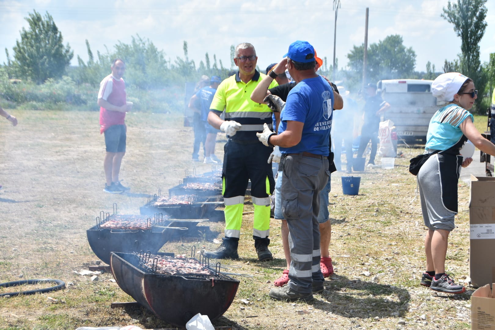 Parrillada para 2.000 personas en Villamayor