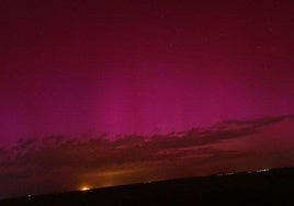 Espectacular vista del cielo de Salamanca la noche de este viernes al sábado.