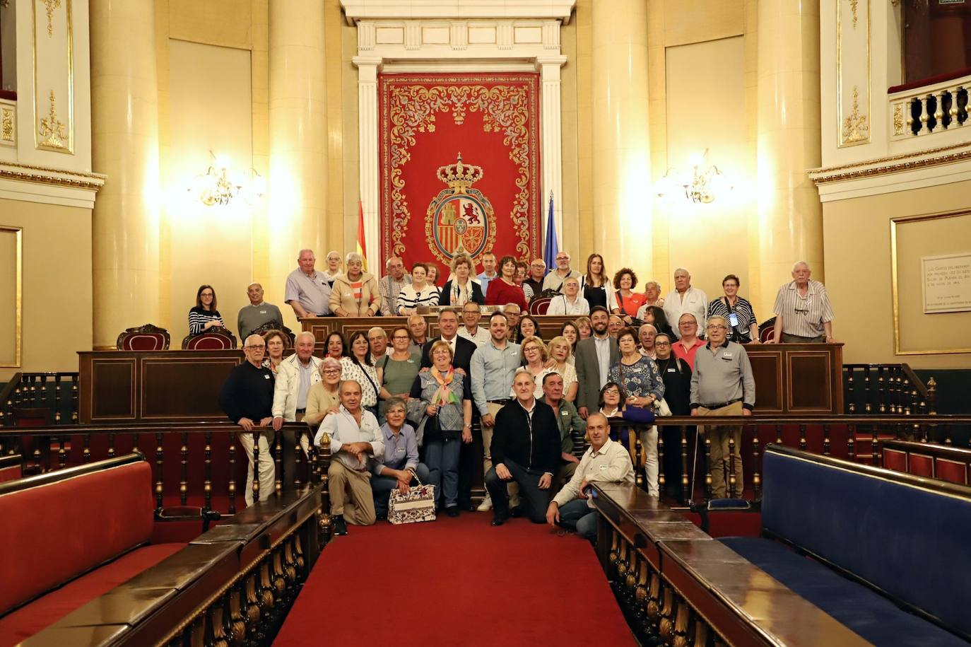 Los socialistas de Ciudad Rodrigo visitan el Congreso y el Senado