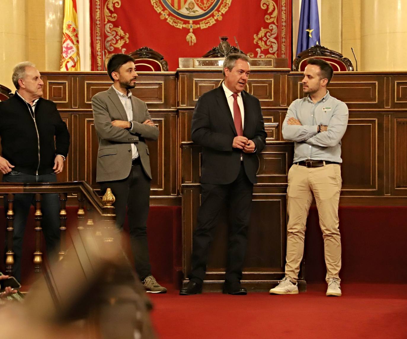 Los socialistas de Ciudad Rodrigo visitan el Congreso y el Senado