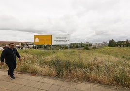 El solar cedido para la tercera sede del Centro de la Memoria.