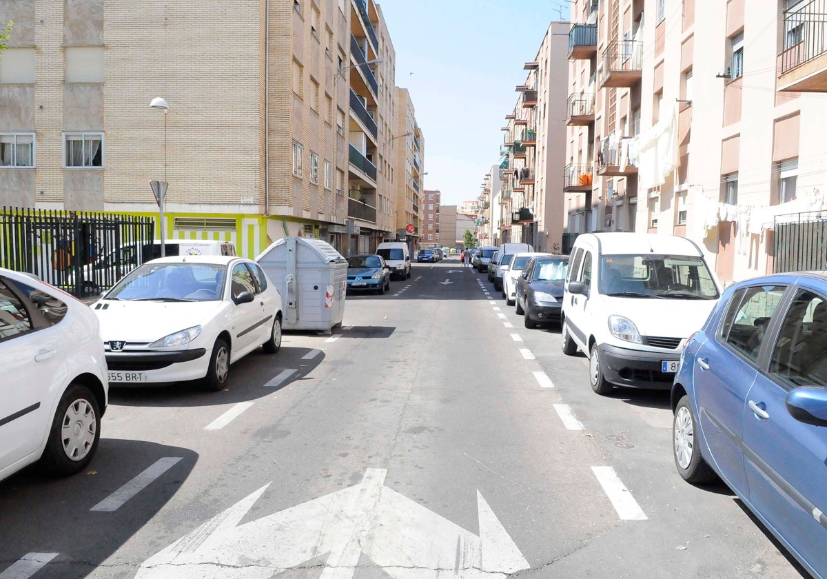 El altercado ha tenido lugar en la calle Trébol, en la fotografía.