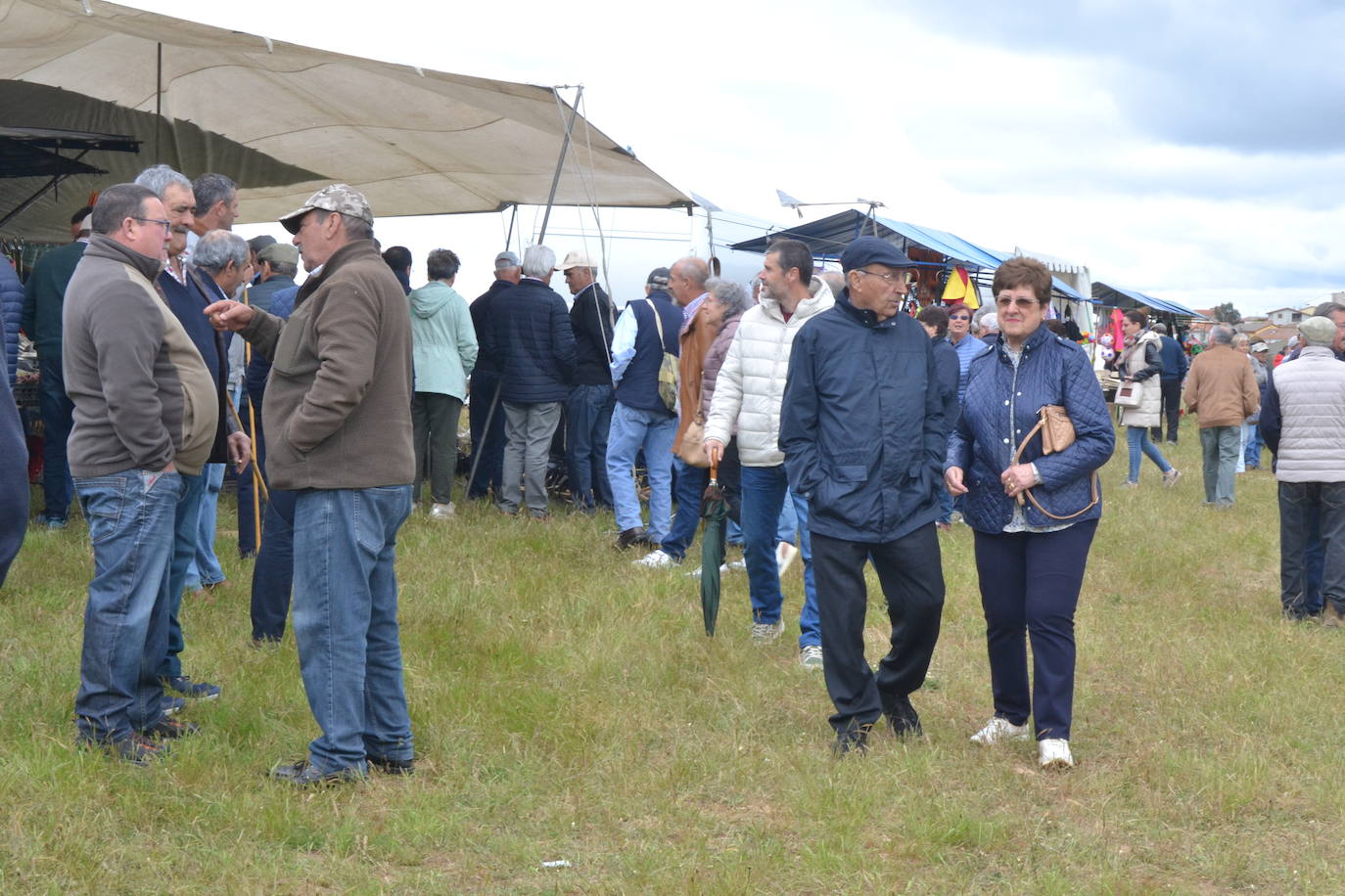 Ambiente de feria en Lumbrales con motivo de San Isidro