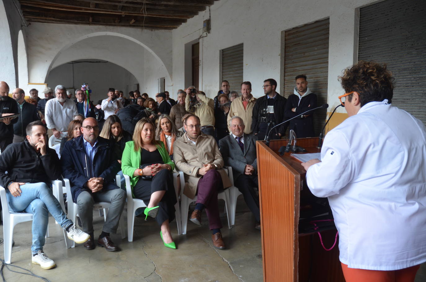 Pregón pasado por agua en el inicio de la III Feria del Farinato de Ciudad Rodrigo