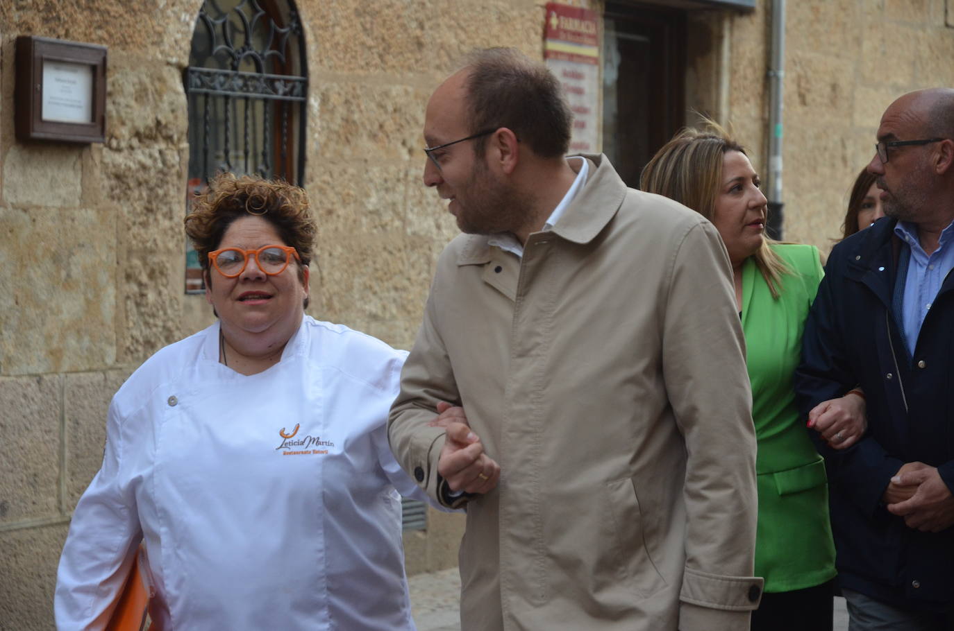 Pregón pasado por agua en el inicio de la III Feria del Farinato de Ciudad Rodrigo