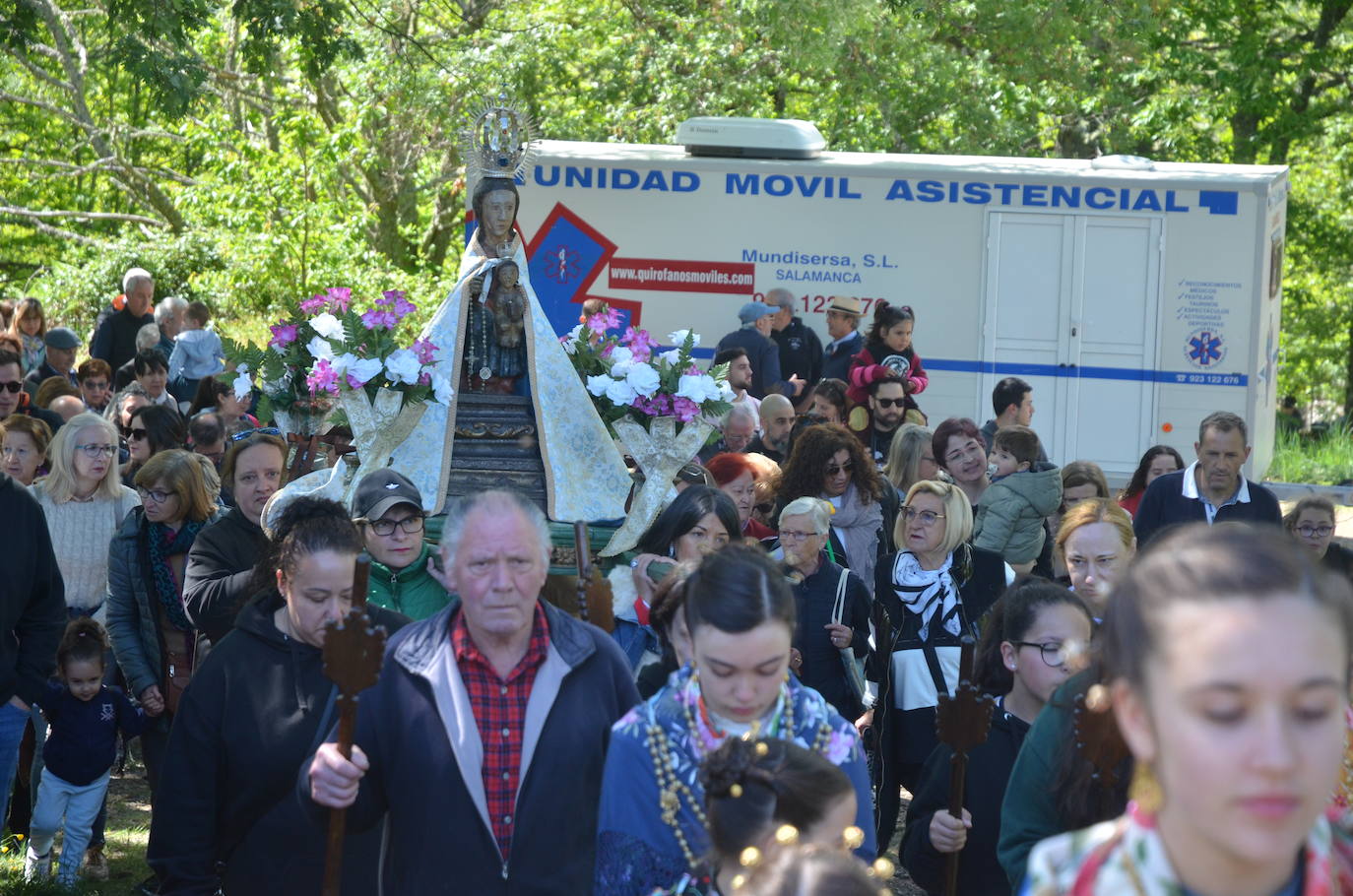 El fervor de La Alberca por la Virgen de Majadas, en imágenes
