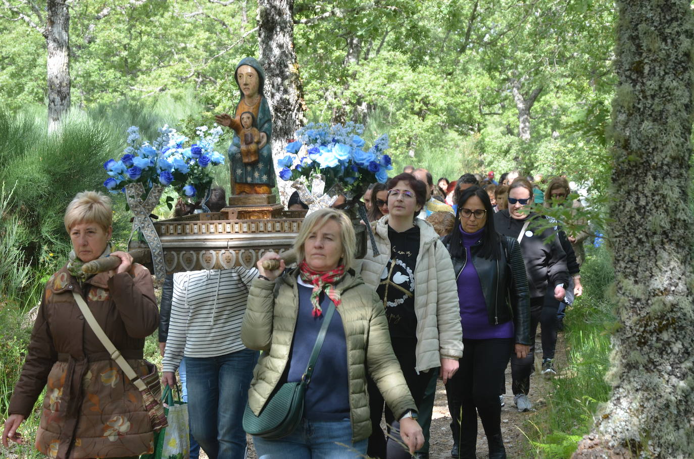 El fervor de La Alberca por la Virgen de Majadas, en imágenes