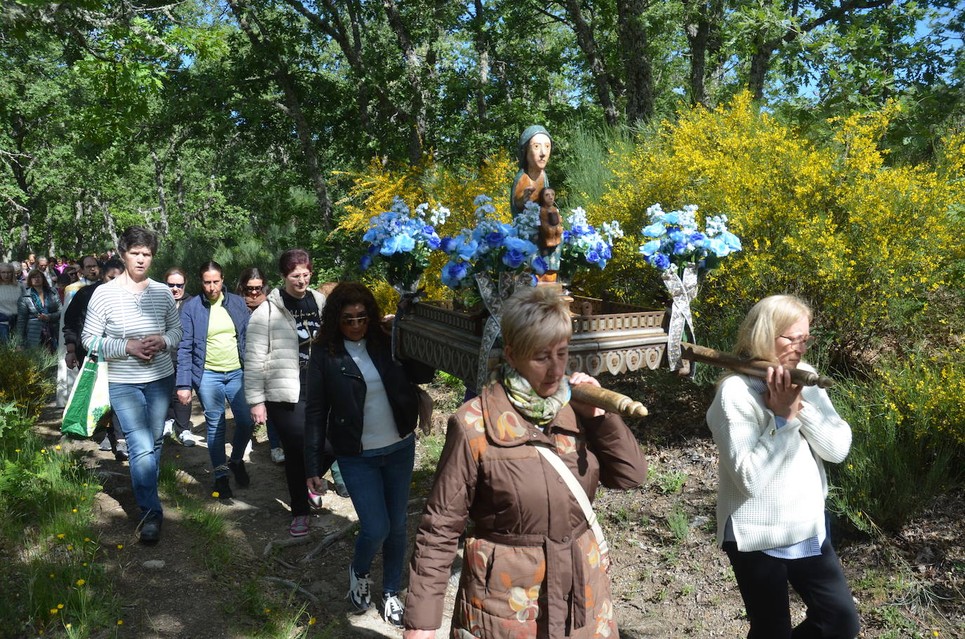 El fervor de La Alberca por la Virgen de Majadas, en imágenes