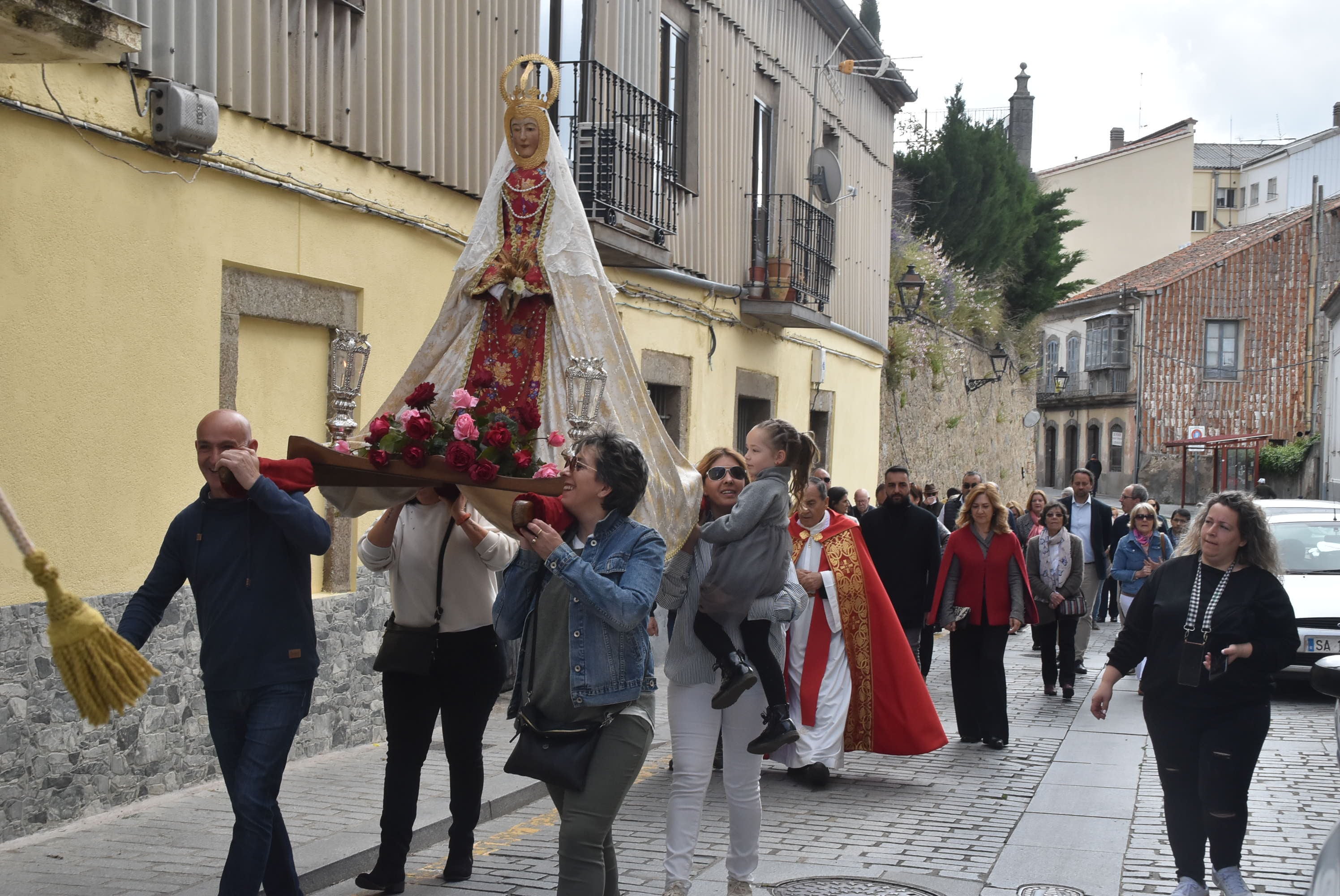 Béjar revive la tradición de la fiesta con la Virgen de la Antigua