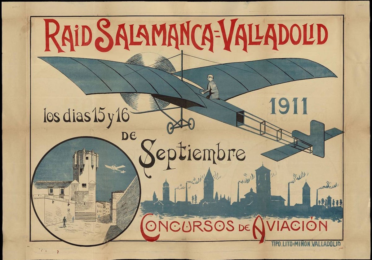 Así fue el primer vuelo sobre Salamanca