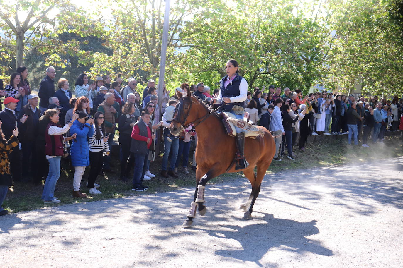 Los paporros llenan El Castañar de Béjar para honrar a la patrona