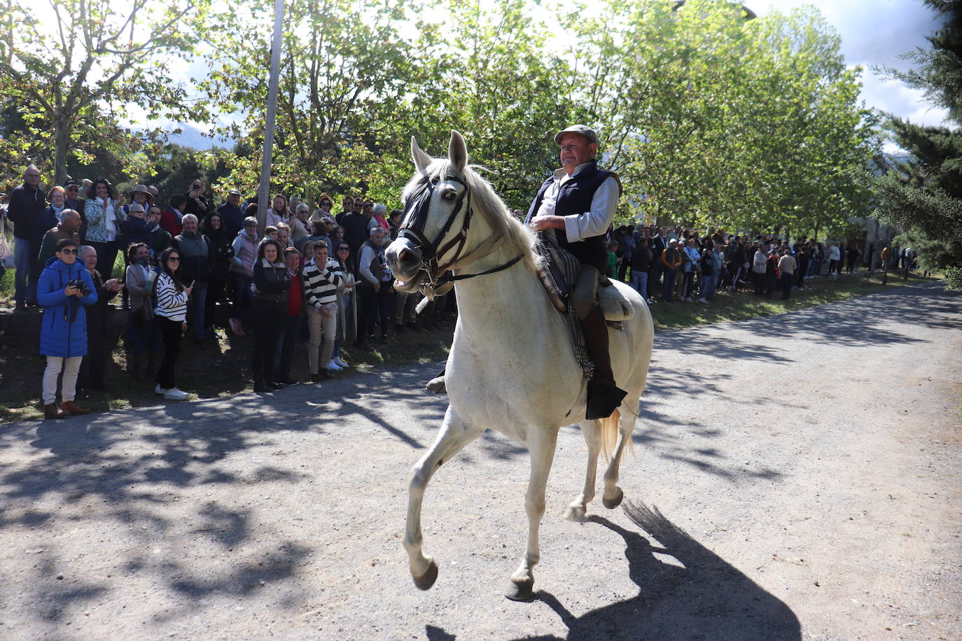 Los paporros llenan El Castañar de Béjar para honrar a la patrona