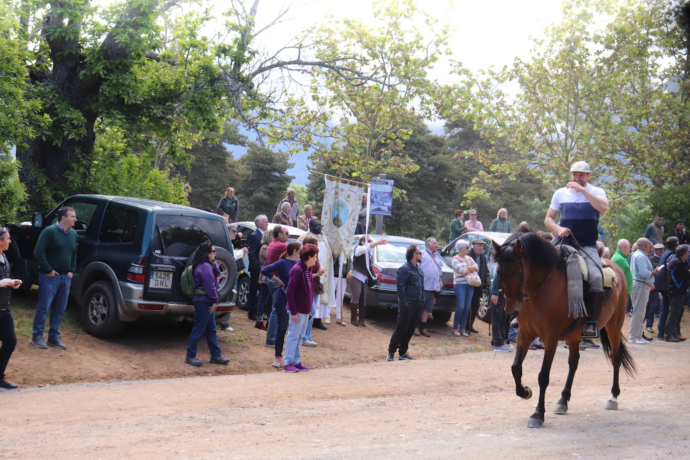 Los paporros llenan El Castañar de Béjar para honrar a la patrona