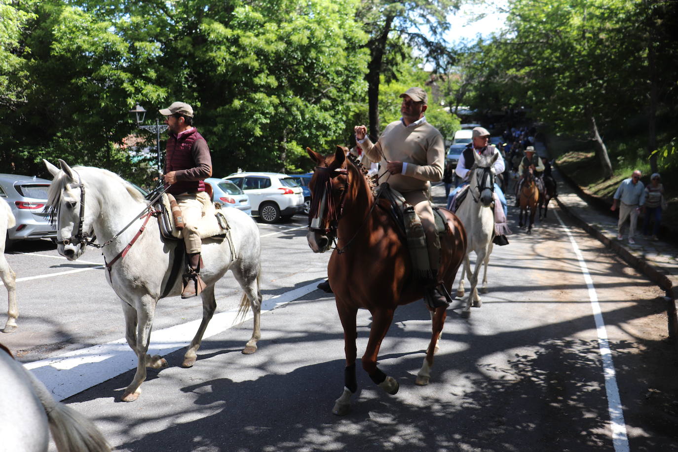 Los paporros llenan El Castañar de Béjar para honrar a la patrona