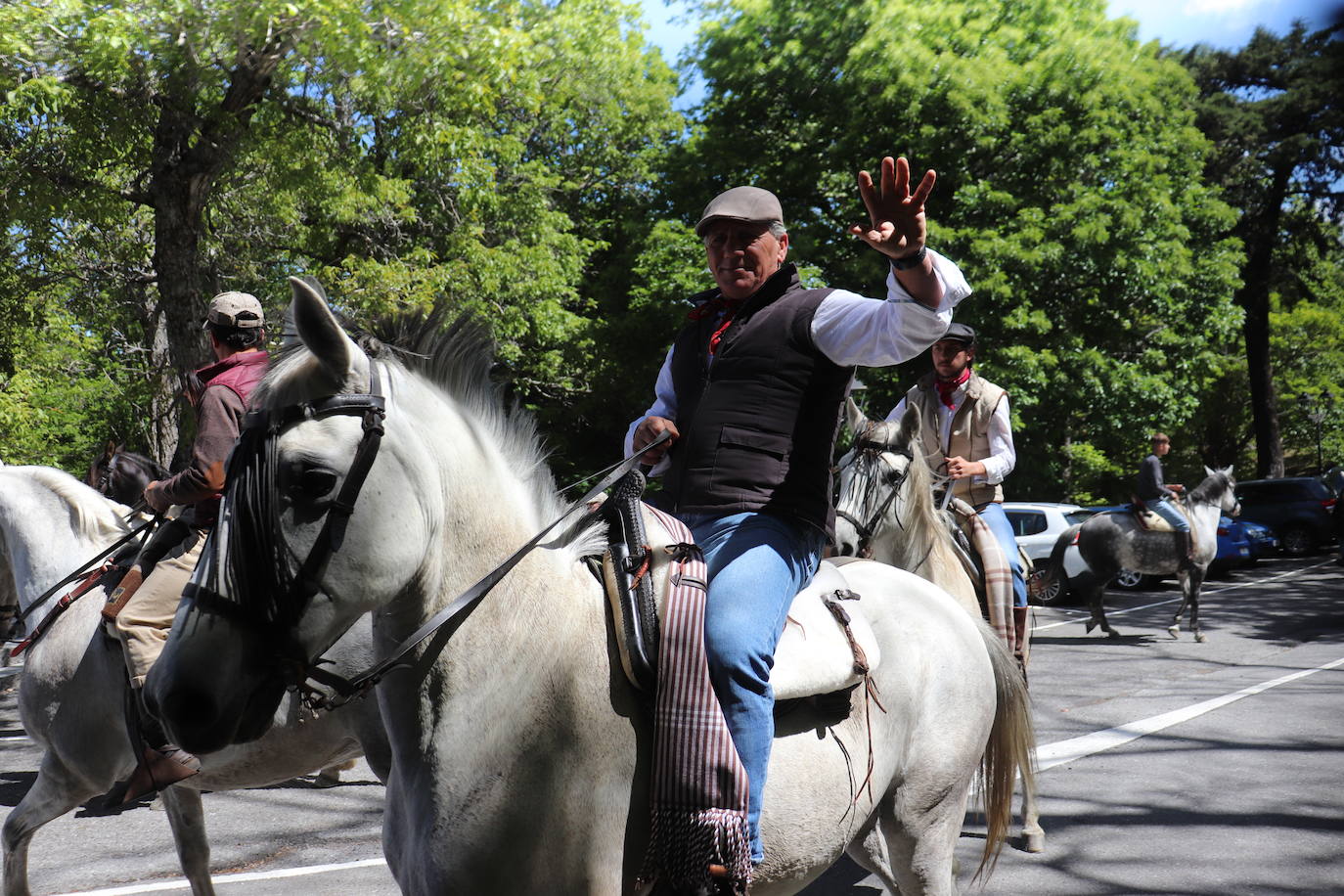 Los paporros llenan El Castañar de Béjar para honrar a la patrona