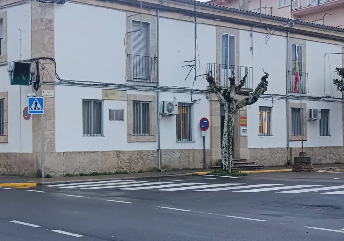 Ubicación actual del cuartel de la Guardia Civil en Ciudad Rodrigo